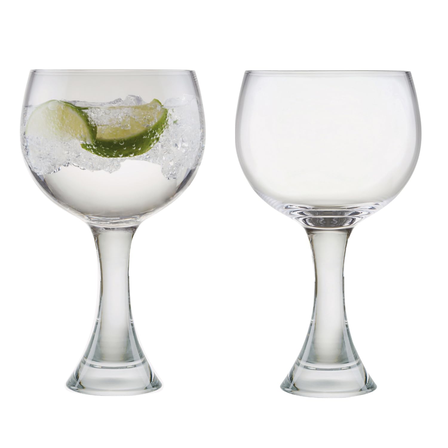 Anton Studio DesignsManhattan Handmade Gin Glasses for Wine, Cocktails, or Water - 12 oz - Clear - Set of 2 Elegant Cocktail Glasses