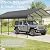 Devoko 12x20 FT Metal Carport, Heavy Duty Car Canopy with Reinforced Base Frame, Galvanized Steel, Outdoor Shelter for Cars, Trucks, Boats, Tractors & RV (Black)