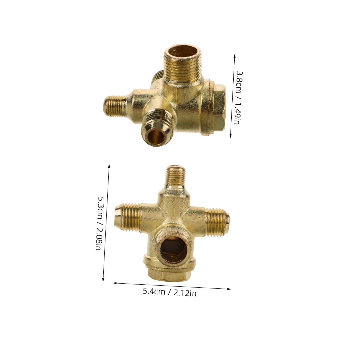 jojofuny 5pezzi Valvola Antiritorno Per Compressore Raccordo Design Rimovibile e Facile Compatibile Pompa Pistone e Serbatoio