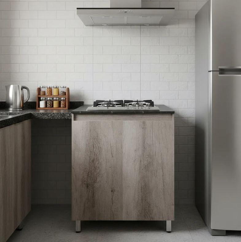 Catálogo de Cocina Integral para Parrilla al mejor precio. 48 DECOMOBIL Mueble Gabinete De Cocina Amapola Parrilla.