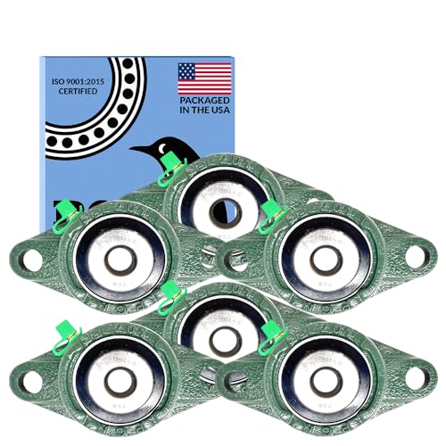 Image of PGN UCFL201-8 (6 Pack) 2-Bolt Flange Bearing 1 /2 inch Bore