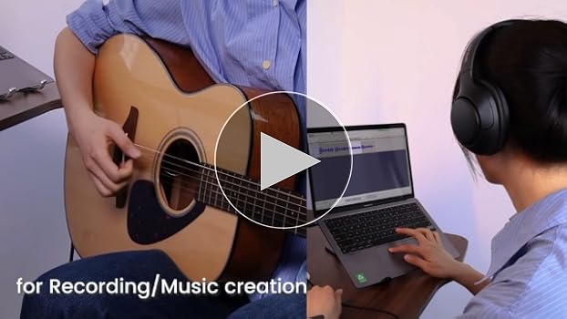 NearStream Audio Interface For Recording, Streaming, Podcasting, Rechargeable Audio Mixer With