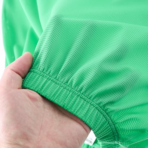 JINSHI Mens Mesh See Through Boxer Shorts Loose Fit Pajama Shorts Yellow2