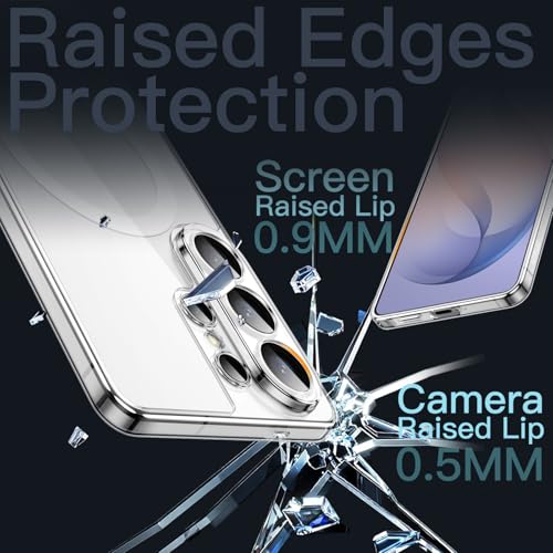 Image of JETech Magnetic Slim Cover Case for Samsung Galaxy S26 Ultra, Compatible with MagSafe, Camera Lens Full Protection, Ultra-Thin Lightweight Clear Minimalist Protective Phone Cover (Clear)