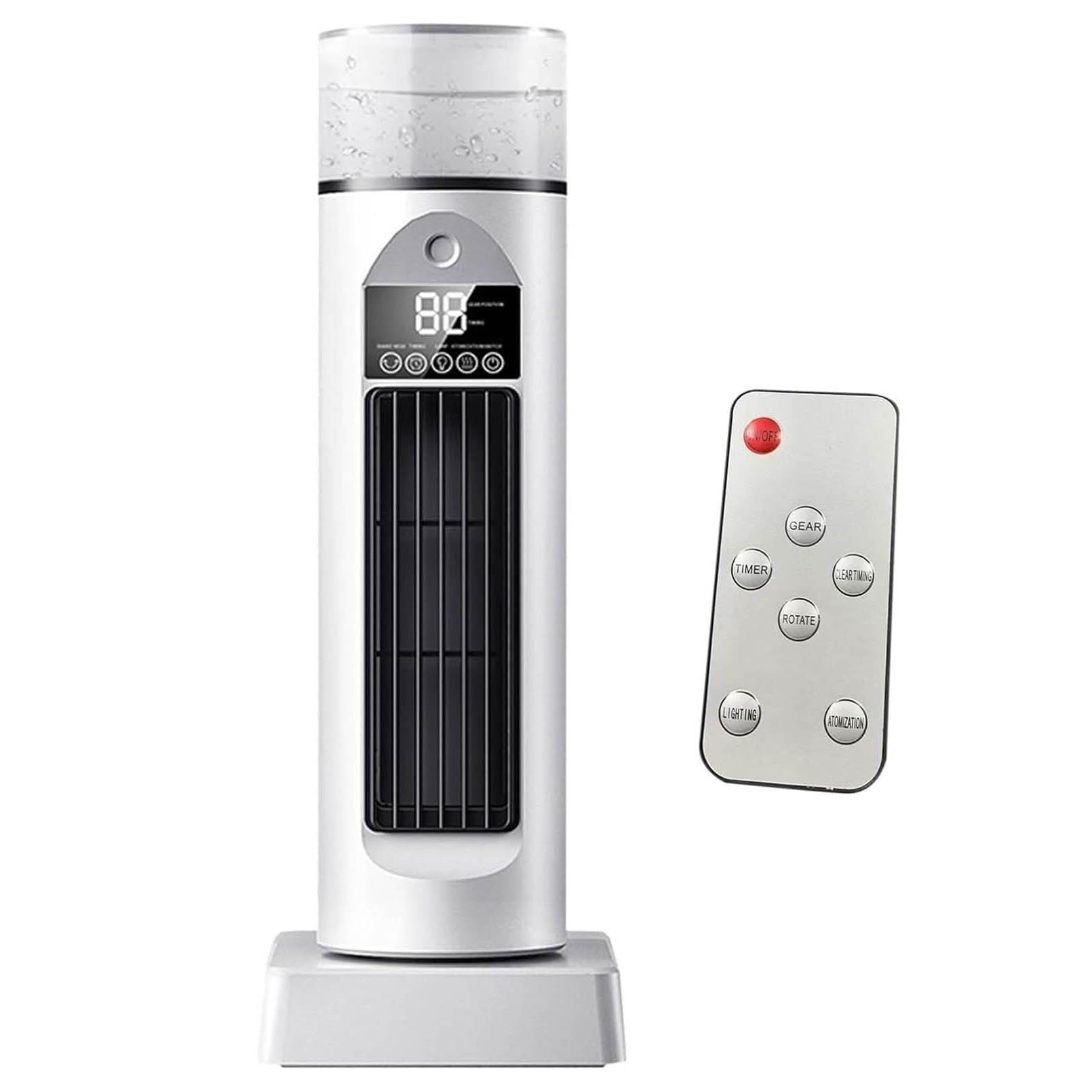 Evaporative Cooler with Remote Control - 6 Levels, 6H Timer, Quiet