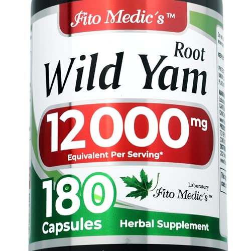 FITO MEDICS Lab | Wild yam | 180 Capsules | Wild yam Root