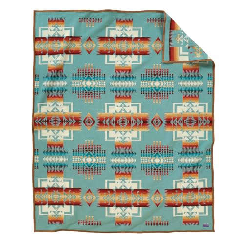 Product Image of the Pendleton Chief Joseph Jacquard Wool Throw Blanket, Reversible 64 x 80 Inch