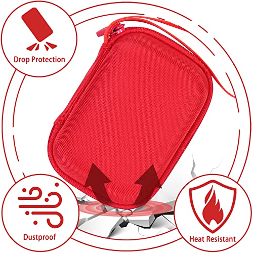 Aenllosi Hard Travel Case Compatible with Kodak PIXPRO WPZ2 Waterproof Digital Camera,Protective Case for Kodak Compact Digital Camera(Blue,Case Only), Red, 13.5x10x7cm, Travel Tote