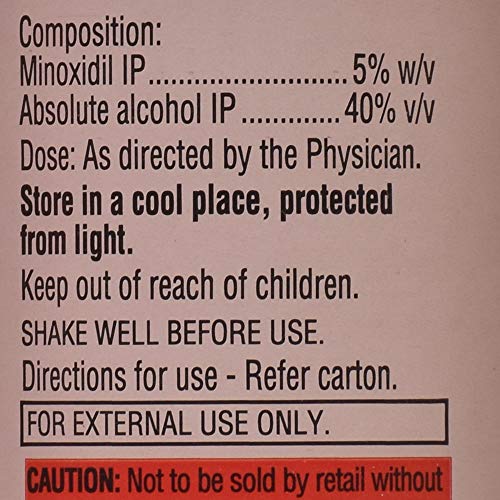 Image of Morr 5% - Bottle of 60ml Solution with Minoxidil