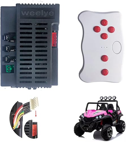 WEELYE RX30 - Juego de caja de control remoto para niños de 24 V, 2.4 G, control remoto Bluetooth, RX74-1, 24V, transmisor de placa base, accesorios