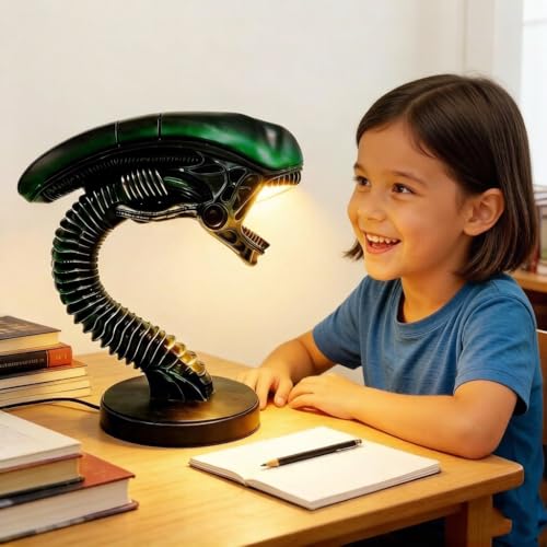 Alien lamp Desk lamp Sci-Fi Horror Theme LED Lights Novelty Night Light Suitable bedrooms Living Rooms Holiday Gifts