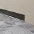 Mohawk Vinyl Wall Base in Black Brown 4”W x 120’ L roll; one roll per Carton