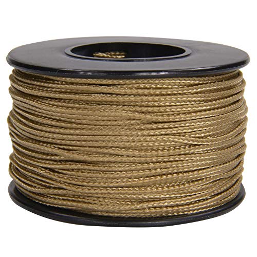 Tan MS10 1.18mm x 125' Micro Cord Paracord Made in the USA