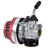 HIAORS Carb Carburetor 58mm Air Filter for Dellorto Style Tomos A35 Colibri TX50 A-35 Minarell Vespa...