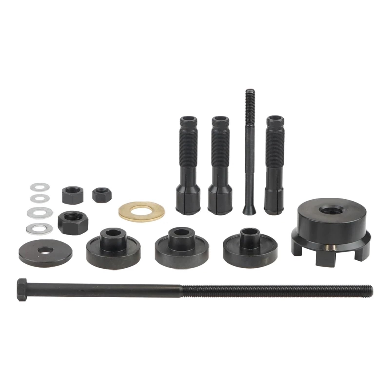 Extractor de Volante Extractor de Volante de magn Kit de Herramientas extractoras e instaladoras de cojinetes de Rueda, 18 Uds., para Motocicletas 2000+ VT102, rodamientos de 0,75 ", 1" y 25mm