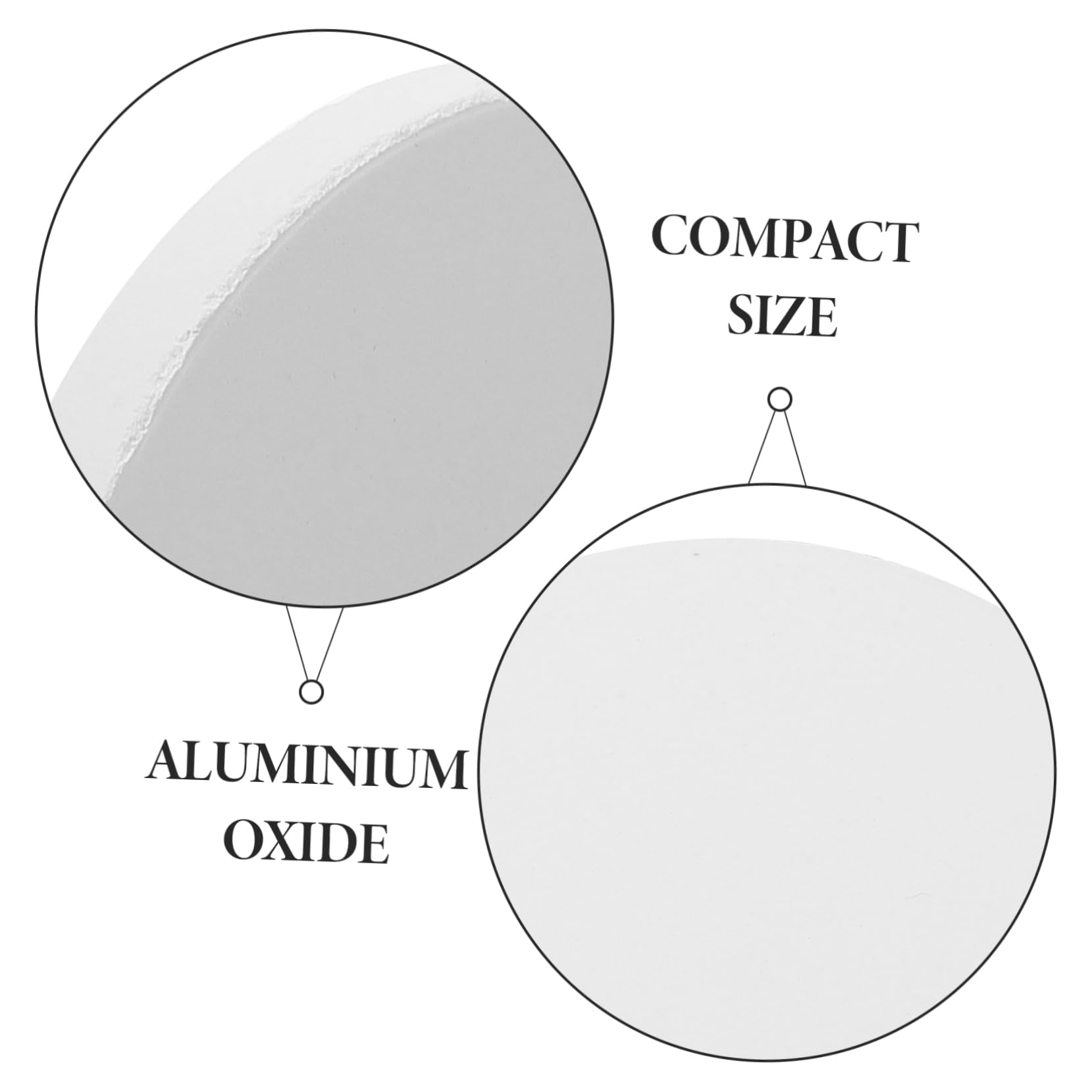 ERINGOGO 3pcs Ceramic Refractory Support Pad for Microwave Kiln Pottery Kiln Pad Clay Firing Mat