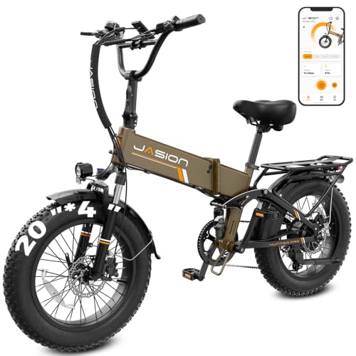 Image of Jasion X-Hunter /ST /PRO Electric Bike for Adults,1800W /1400W Peak 20''Fat Tire Foldable Ebike,Folding E Bike Up to 80 /70 Miles Range,720 /624WH Removable Battery,30 MPH E Bike,Certified by UL2849