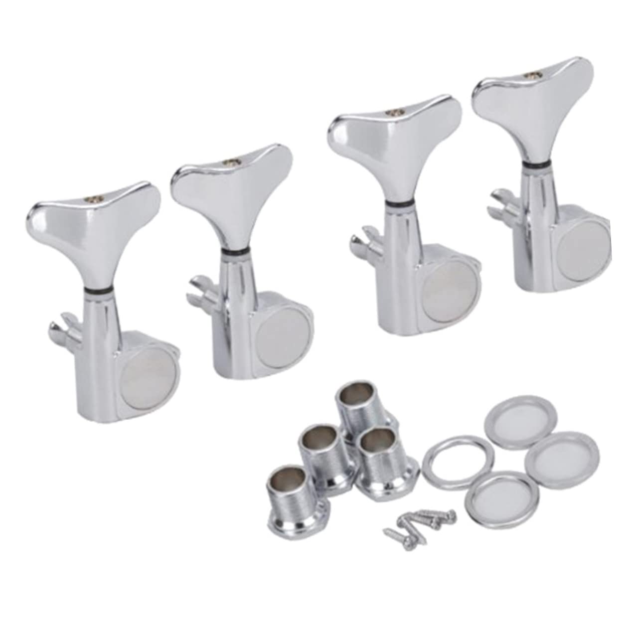 ULDIGI 4pcs 4r Bass Tuners Machine Heads Guitar Bass Tuning Pegs Locking Tuners Replacement