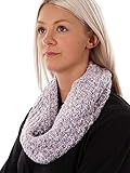  CMP LOOP STRICKSCHAL RUNDSCHAL LILA MUSTER WÄRMEND GROB GESTRICKT 5544036 (one-size)