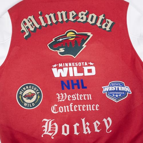 Image of Pro Standard Mens NHL Old English Varsity Jacket