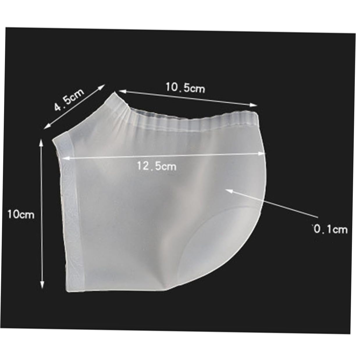 FOMIYES Silicone Gel Socks for Feet Heel Spur Relief Moisturizing Anti-Chafing Socks