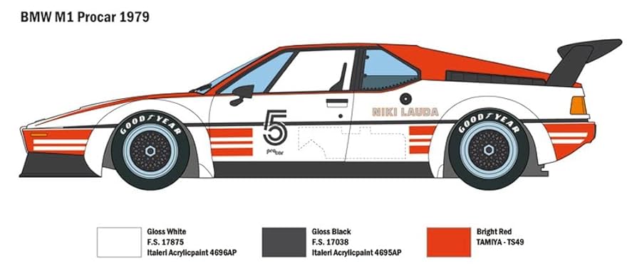 【新品】イタレリ（ESCI） 1/24 BMW M1 社外デカール&パーツセット 518ZnPR0FGL._UF894,1000_QL80_.jpg