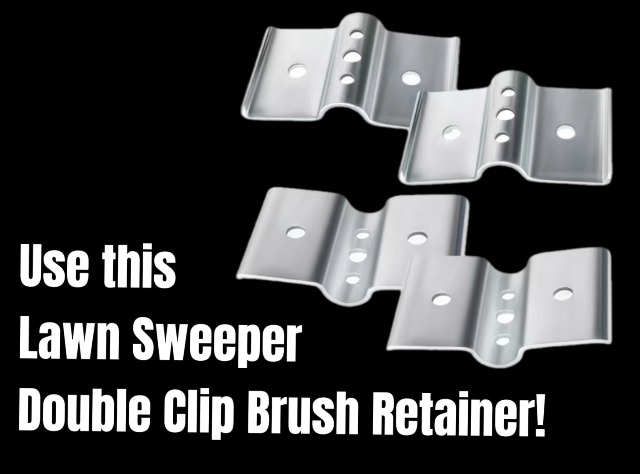 Amazon.com : Lawn Sweeper Double Clip Brush Retainer, 23580