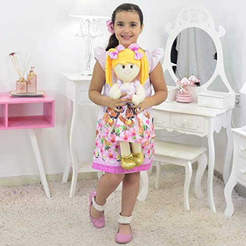 Tal Menina Tal Boneca Helo - Vestido Moana Bebê Trapézio