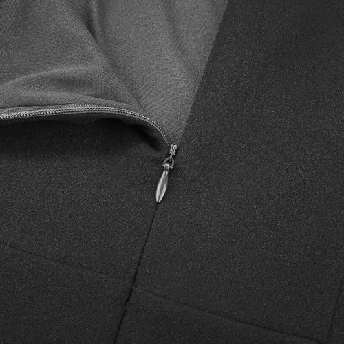 Image of FORTRIC Women Square Neck Summer Wedding Guest Formal Party Cocktail Midi Dress