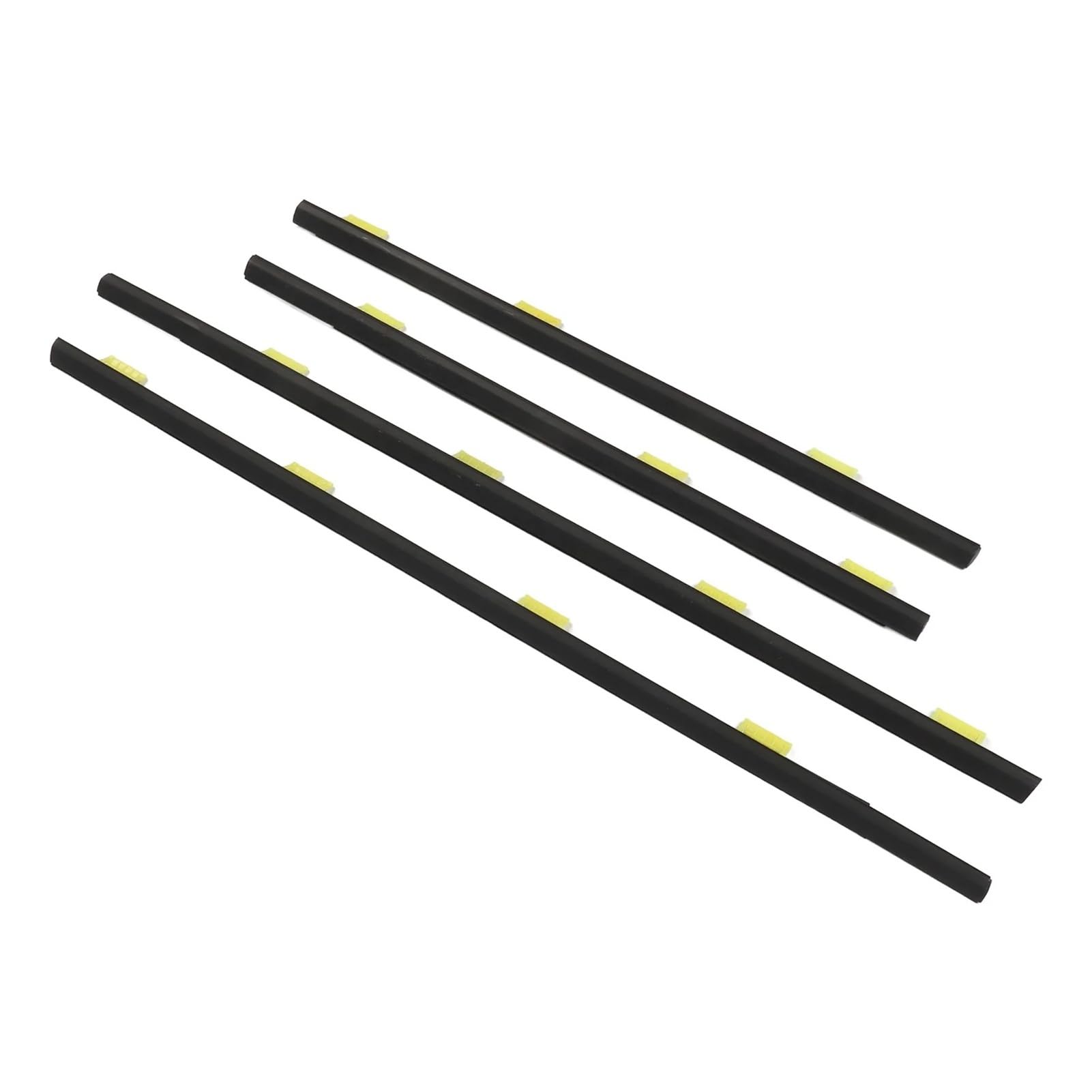 Rubber Seal Weather Stripping 4pcs for CRV 2002 2003 2004 2005 2006 Weatherstrip Door Seal Belt 72450SCA E01 Front Rear Outside Window