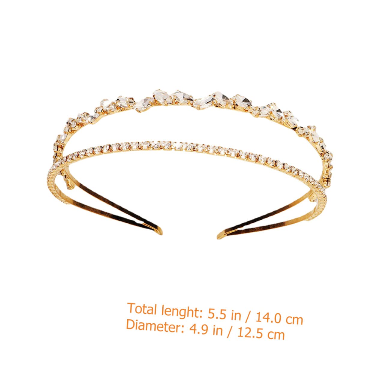 FRCOLOR 5stücke Cristall Haarband Für Frauen Elegantes Hochzeits-stirnband Mit Strasssteinen Für Feierlichkeiten Und Besondere Anlässe Hält Sicher Ohne Haarbeschädigung