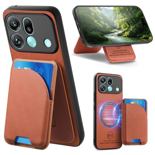 Coque Oppo Find X9s Pro en cuir brun élégant compatible chargeur sans fil de qualité