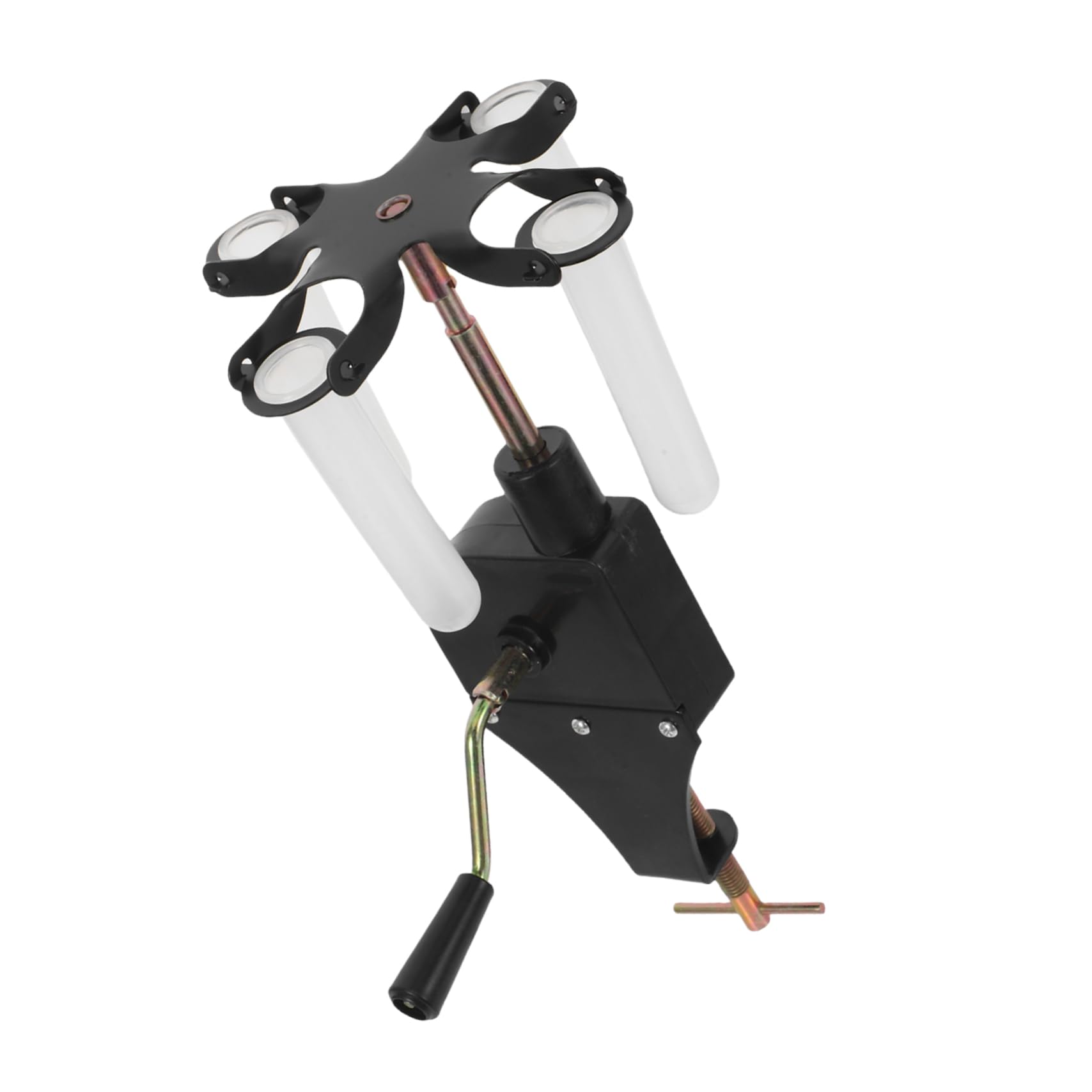 LIGIGWASH Hand Crank Centrifugal Sedimentation Tank for Tube Clamp Bracket Suitable for Lab Demonstration Experiments