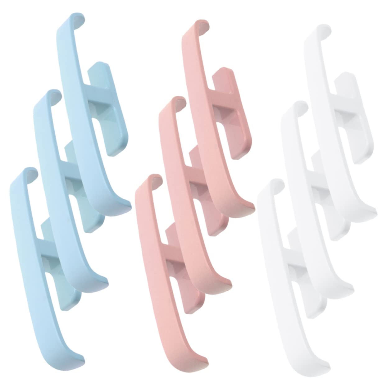 Vaguelly 9pcs Wall Mounted Slipper Storage Rack Nail Hanging Shoe Organizer for Bathroom Kitchen and Living and Slipper Holder