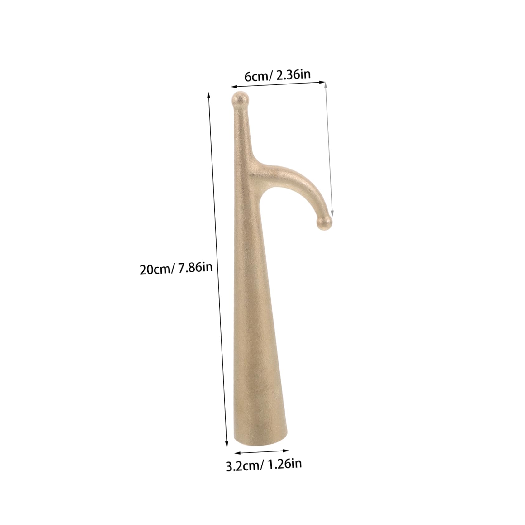 VANZACK Gaffe Vintage pour Bateau Kayak Radeau Canot Tête De Crochet Ancre Accessoires De Yacht Quincaillerie De Yacht