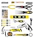 DIFFLIFE 136 Piece Tool Set,General Household Hand Tool Kit with Plastic Toolbox Storage Case-136 Piece…