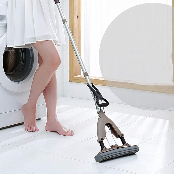 VPGS Sponge Mop, Roller Mop Super Absorbent Sponge Mop Refill, Self Squeeze Sponge Mop for Tile Marble Laminate Floor Cleaning (B0D6392JVJ) Amazon Price History, Amazon Price Tracker