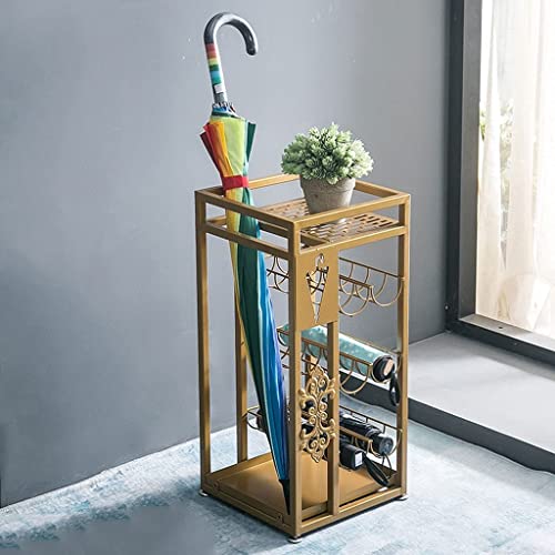 Porte-parapluie multicouche en fer pour entrée et bureau - 6
