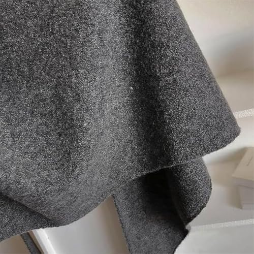 Women’s Solid Color Shawl, Wool Blend Triangle Scarf, Pashmina Shawl Wraps for All Seasons, Lightweight Soft2