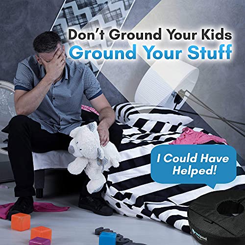 Gravipod 14" Mini Versatile Weight Bag, Easy One-Step Split-Ring Setup - Stabilize Umbrellas, Signs, Tripods and More, Compact Weather-Resistant Design - 510945