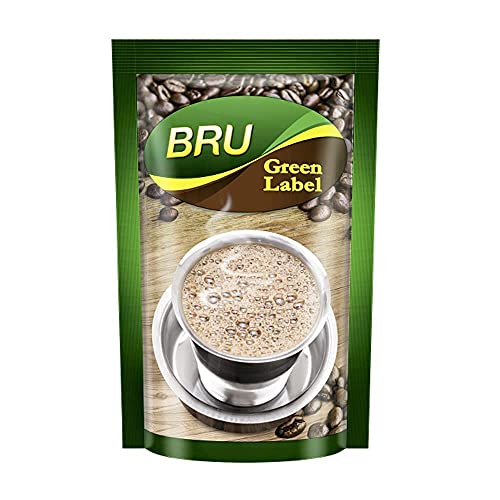 Image of Bru Motherland Foods Green Label Ground Coffee, 200 Grams Packet