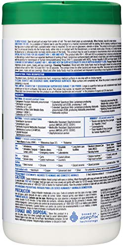 Image of Clorox Healthcare Hydrogen Peroxide Cleaner Disinfectant Wipes, 6.75 inch x 9 inch, 95 Count (Package May Vary)