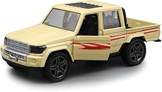 سيارة نموذجية 1:32 من Next Store علي شكل شاحنة– لعبة للأطفال بتصميم واقعي وتفاصيل دقيقة (اصفر)