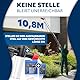 MASKO® Teleskop Waschbürste mit Wasseranschluss 10,8m Reinigungsbürste mit Teleskopstiel Ausziehbar | Teleskopbesen | Fenster & PV-Anlagen-Reinigung | Weiche Borsten Inkl. Seifenspender & Handschuh