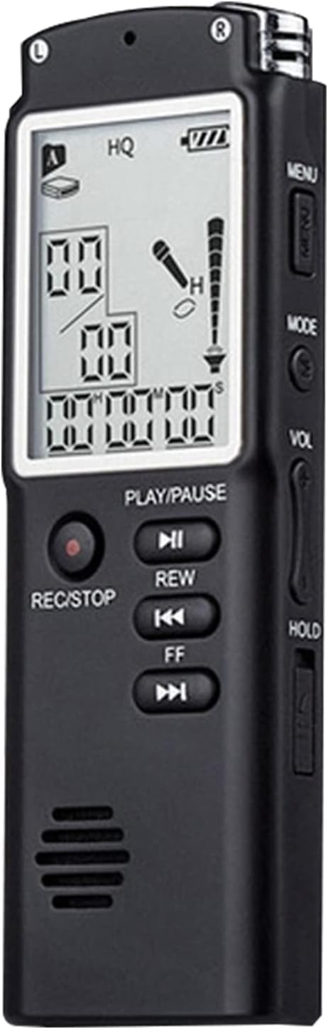 TRIDEO Professional Digital Voice Recorder 8GB Sound Audio Recorder Time Display USB Built-in crophone MP3 Player with Speaker for Home/Office/Meeting/Classes/Lectures/Speech/Interviews-image-13
