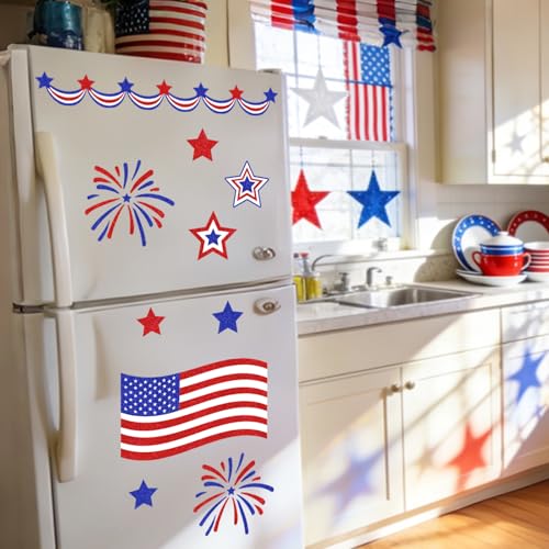 15 imanes decorativos patrióticos para refrigerador miniatura 6