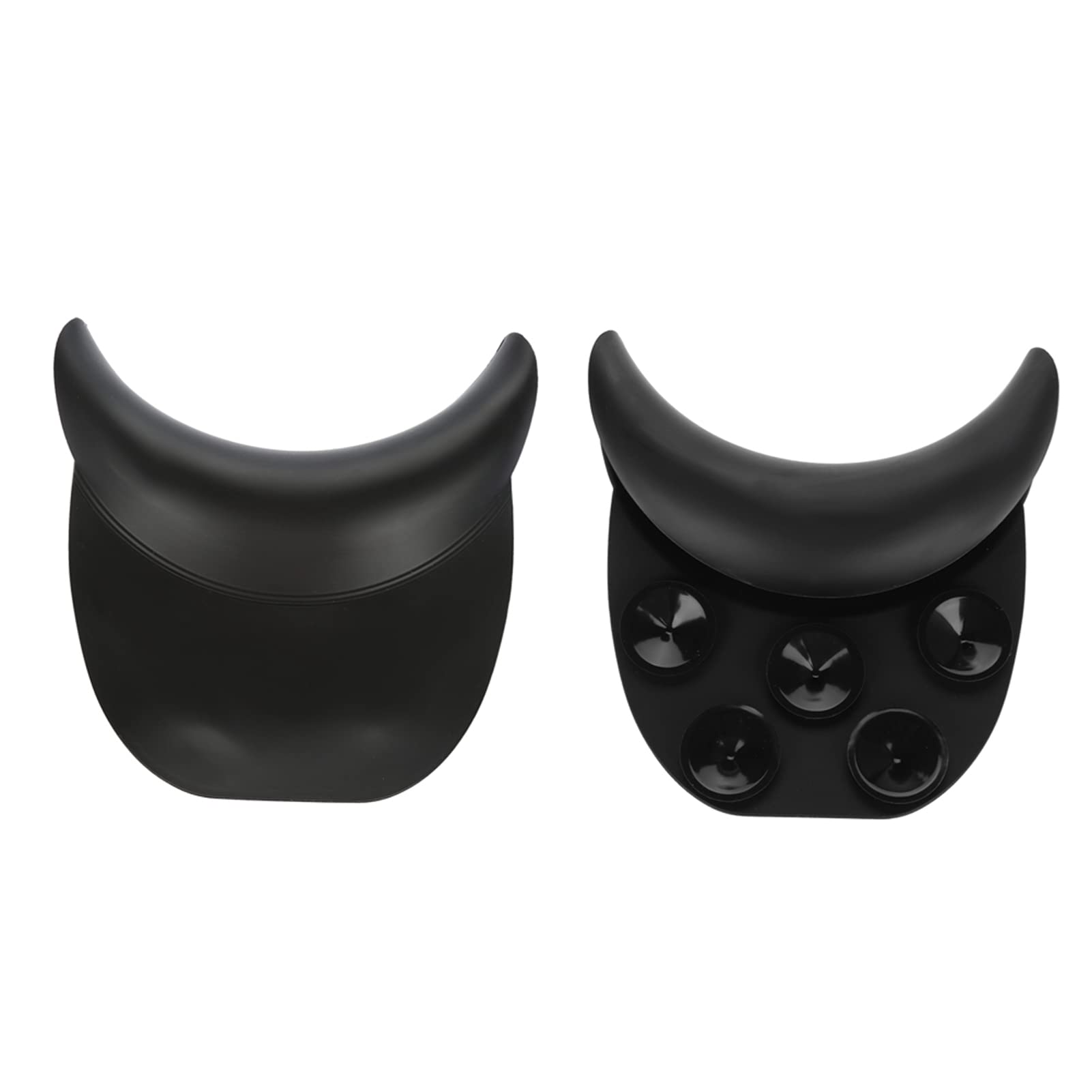 Shampoo Bowl Neck Rest, Silicone Salon Neck Rest Cushion with Suction Cup Portable Shampoo Sink Neck Pad for Home Basin