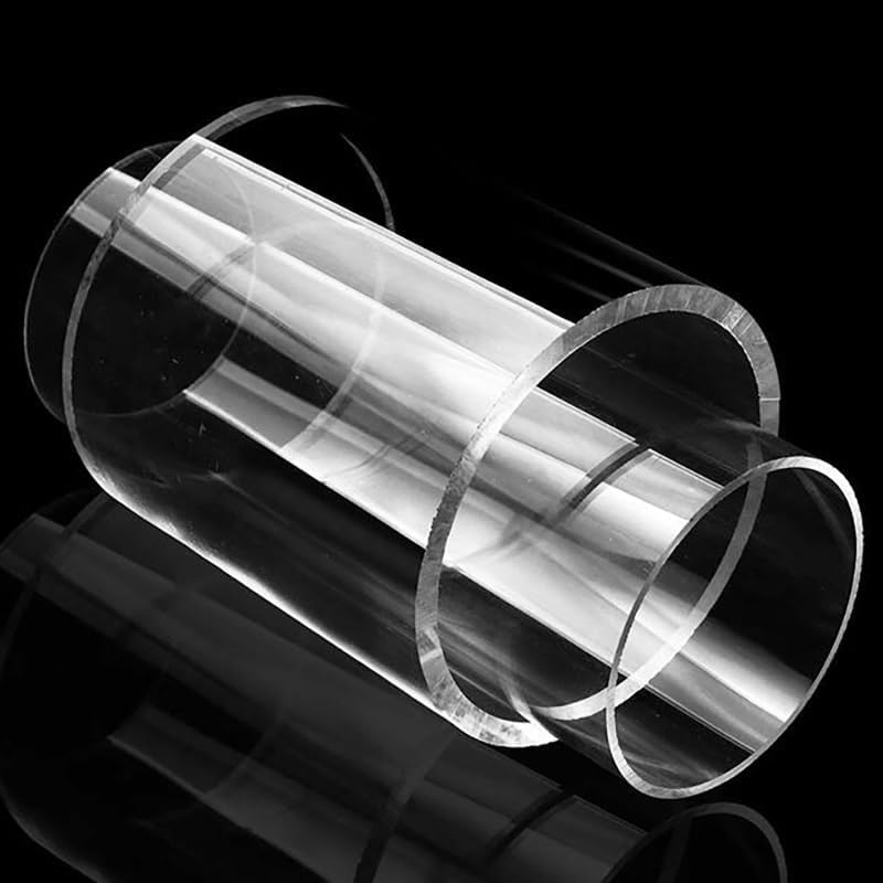 Big Size Clear Acrylic Tube, for Fish Tank Aquarium Supplies Hydroponics Watering Transparent Pipe(120x110x500mm)