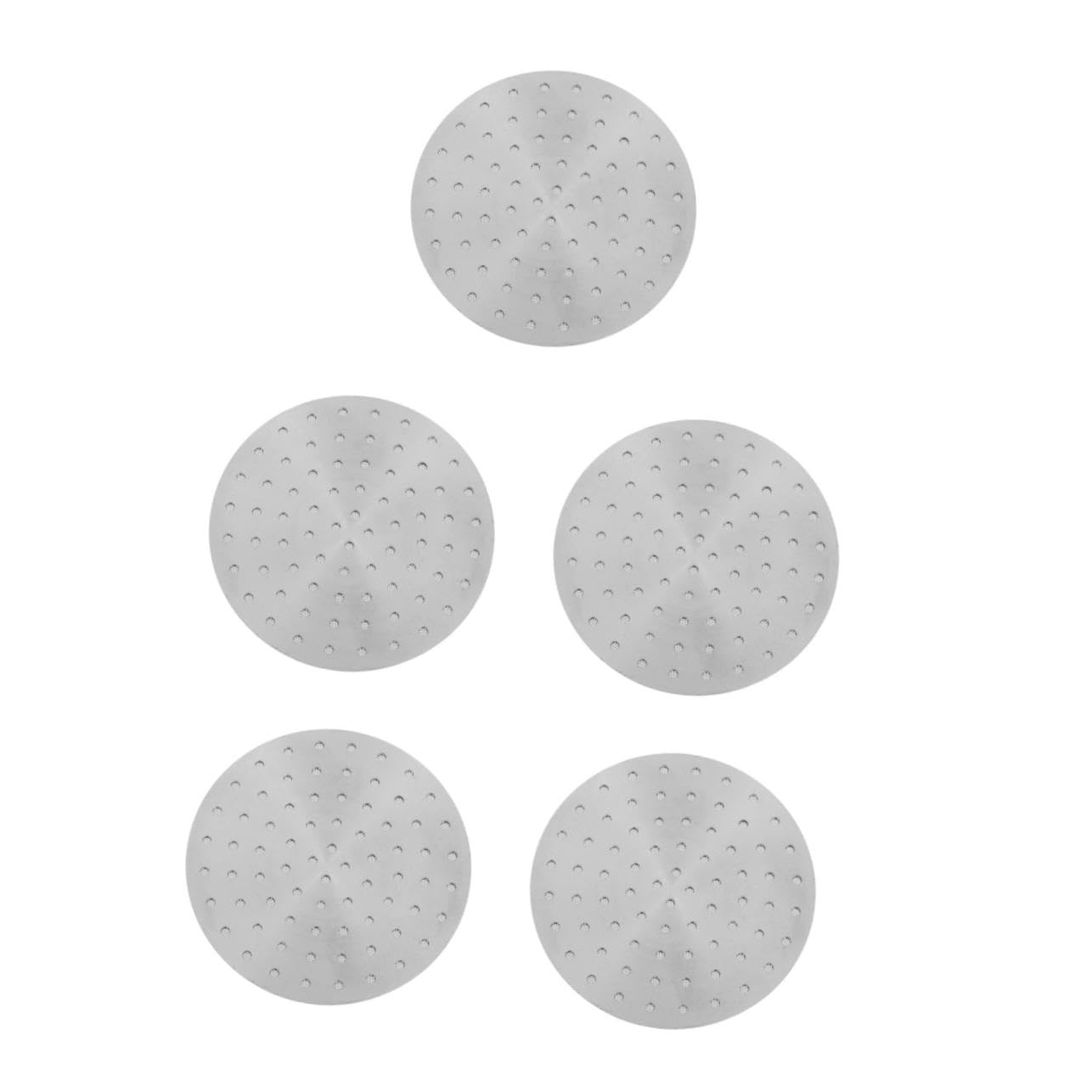 TEHAUX 5 Stück Edelstahl Espresso Puck Screen Wiederverwendbarer Kaffeesieb für Gleichmäßige Extraktion Robustes Metallfilter für Kaffeevollautomaten Zuhause und Büro Langlebiges