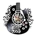 30 cm winylowy zegar ścienny 'Music Is Soul płyta winylowa zegar ścienny gitara sztuka dekoracyjny zegar 3D zegary ścienne instrument muzyczny dekoracja ścienna do pokoju